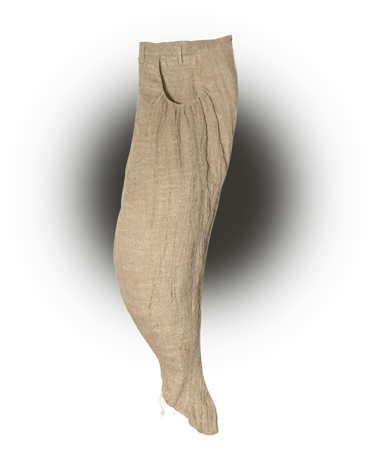 Pantalones con jarrón al revés