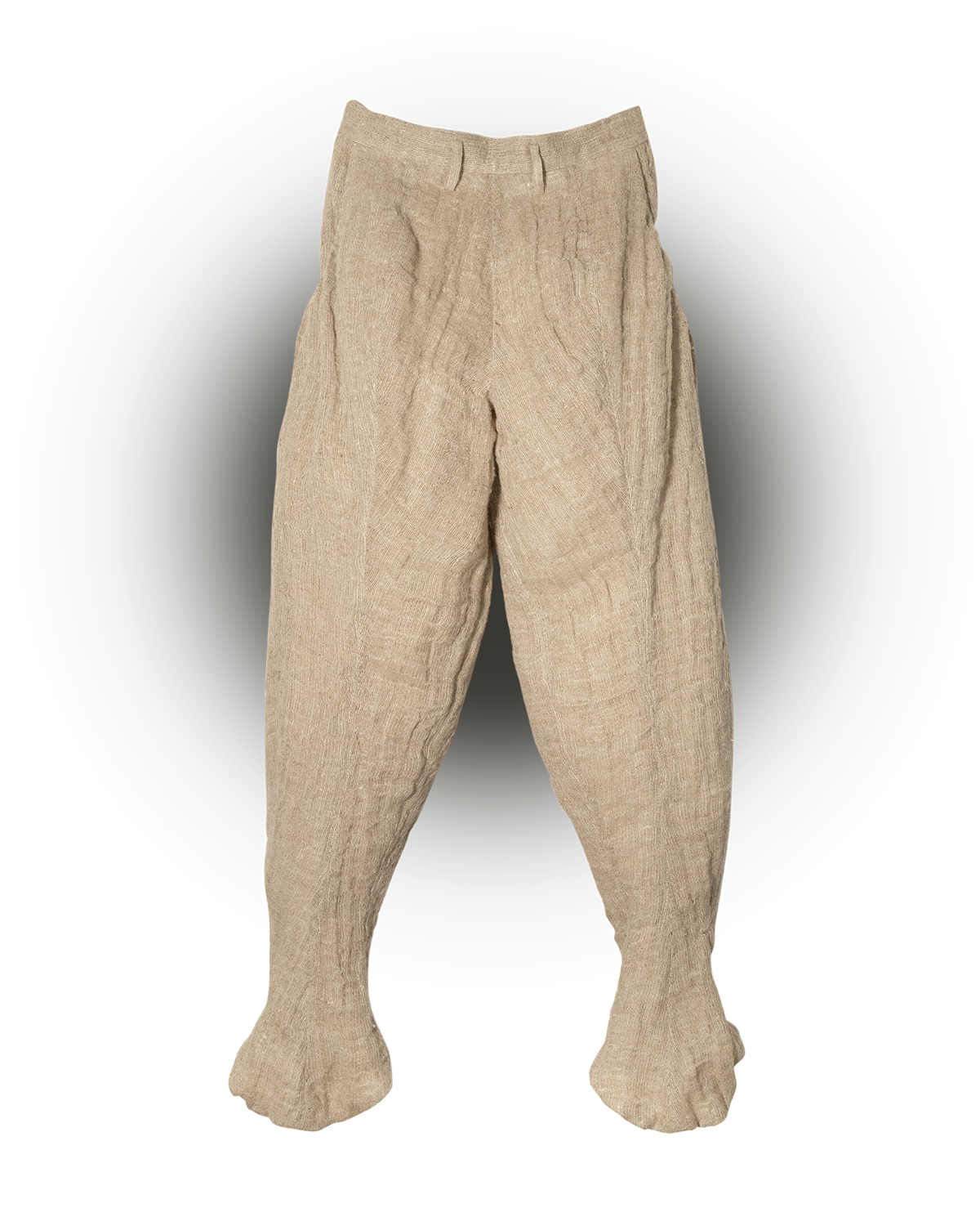 Pantalones con jarrón al revés