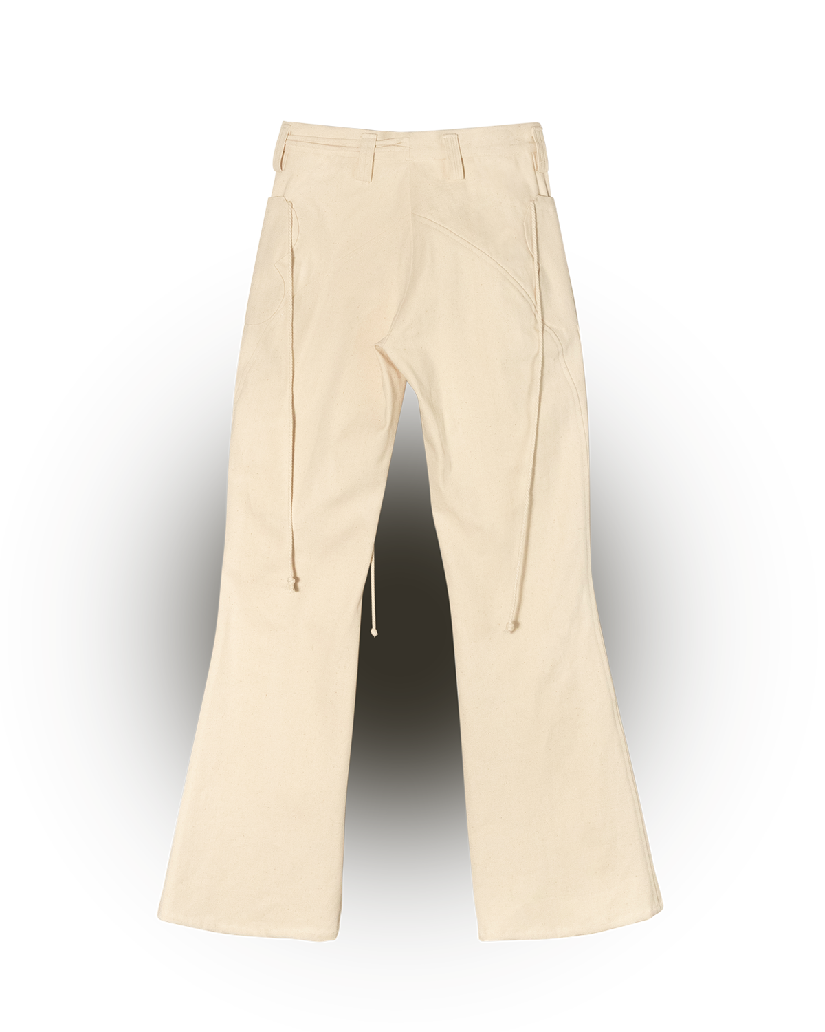 Pantalones de corte acampanado con parches Fafa