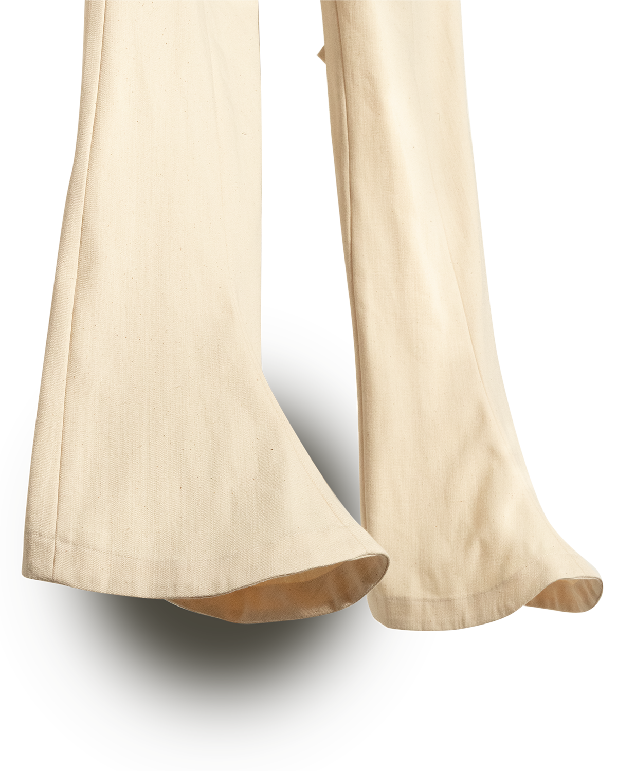 Pantalones de corte acampanado Sharkfin