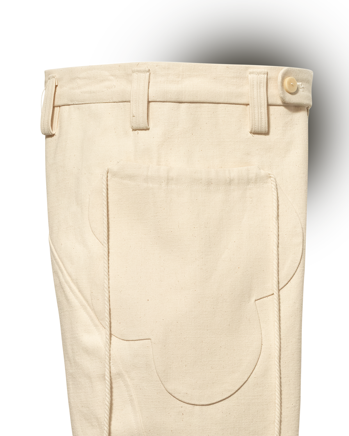 Pantalones de corte acampanado con parches Fafa