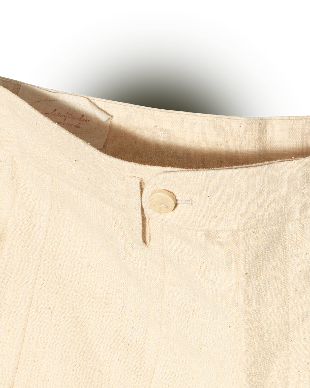 Pantalones cortos de rayas con pétalos