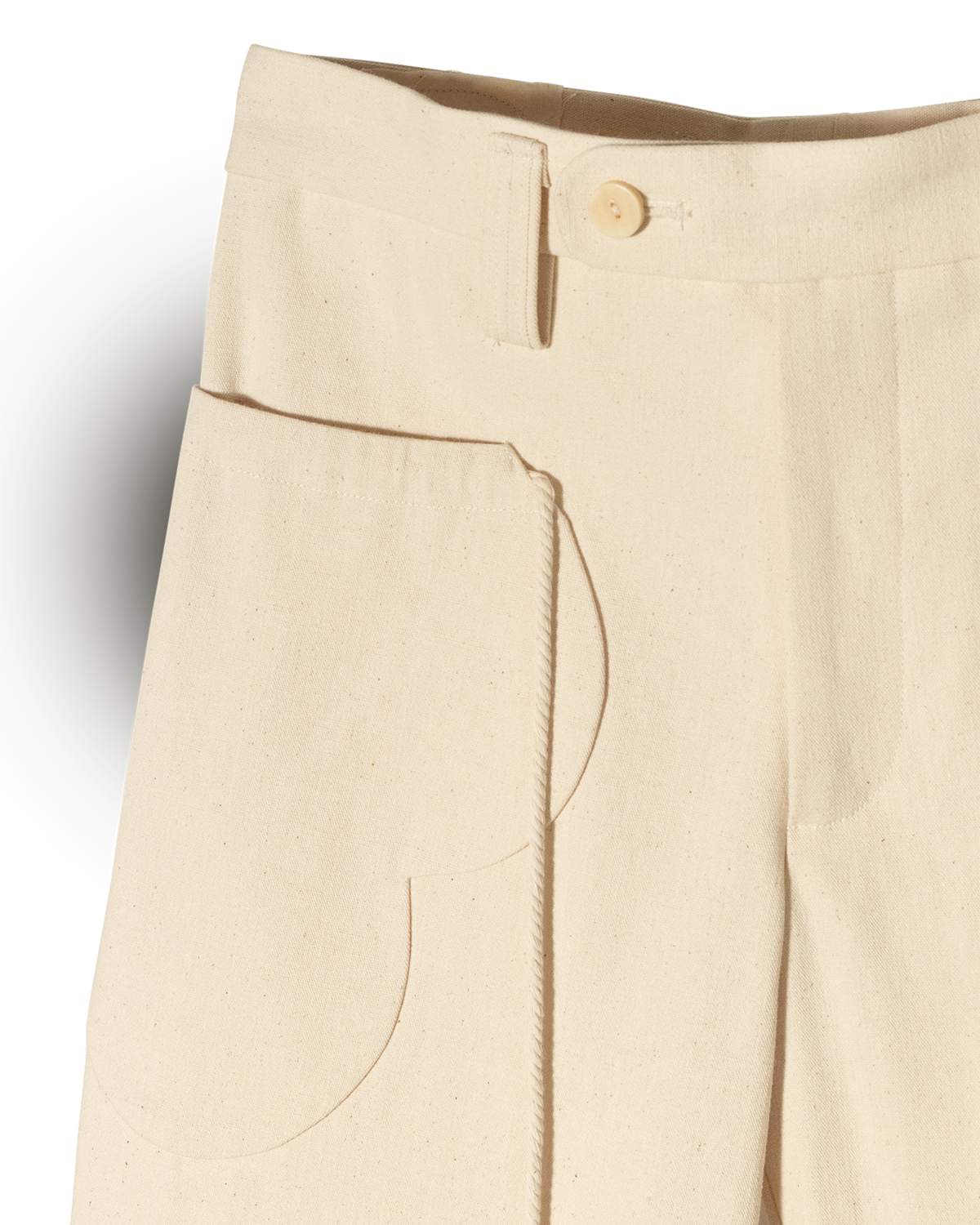 Pantalones de corte acampanado con parches Fafa