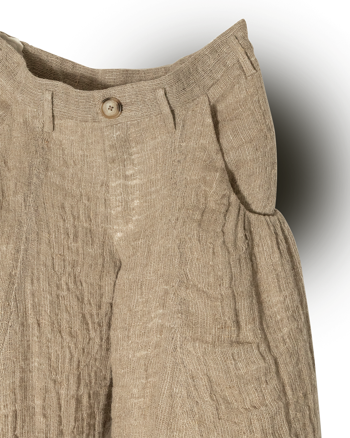 Pantalones con jarrón al revés