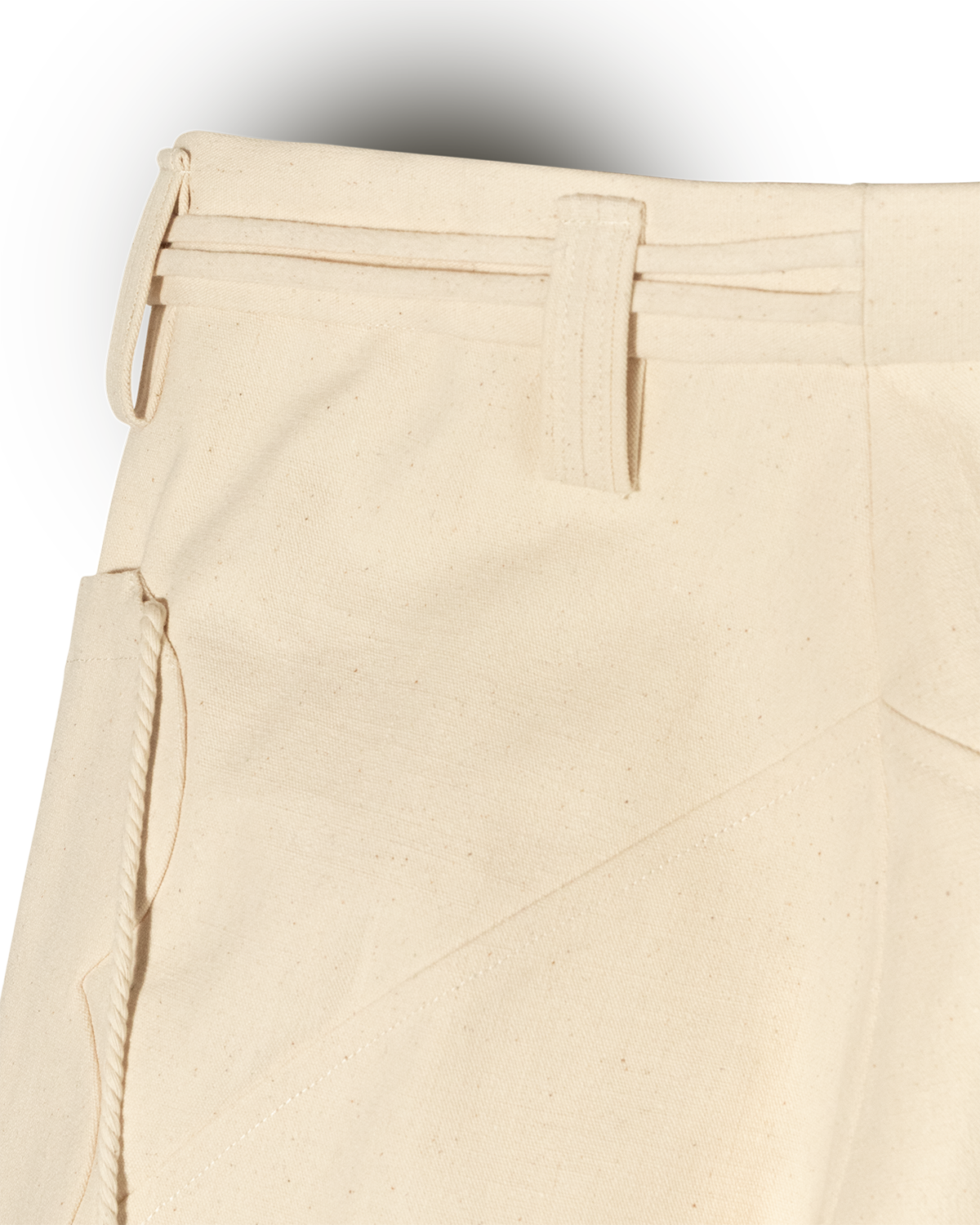 Pantalones de corte acampanado con parches Fafa