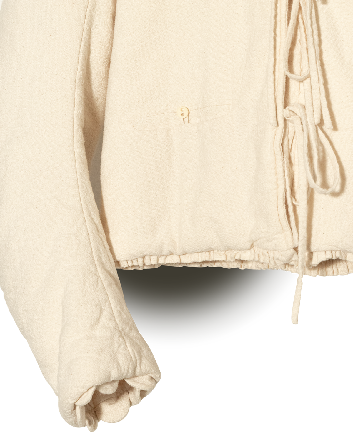 Chaqueta con capucha y mangas dobladas de Backwaves