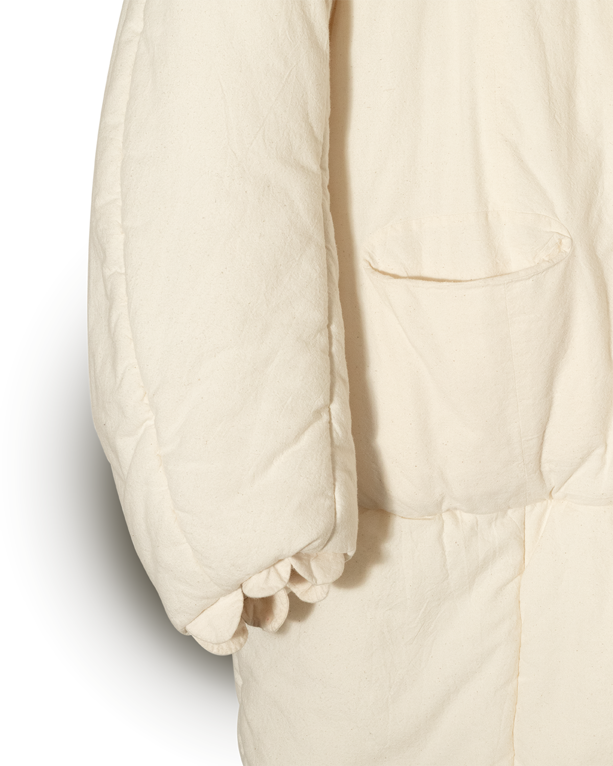 Abrigo de manta de rayas