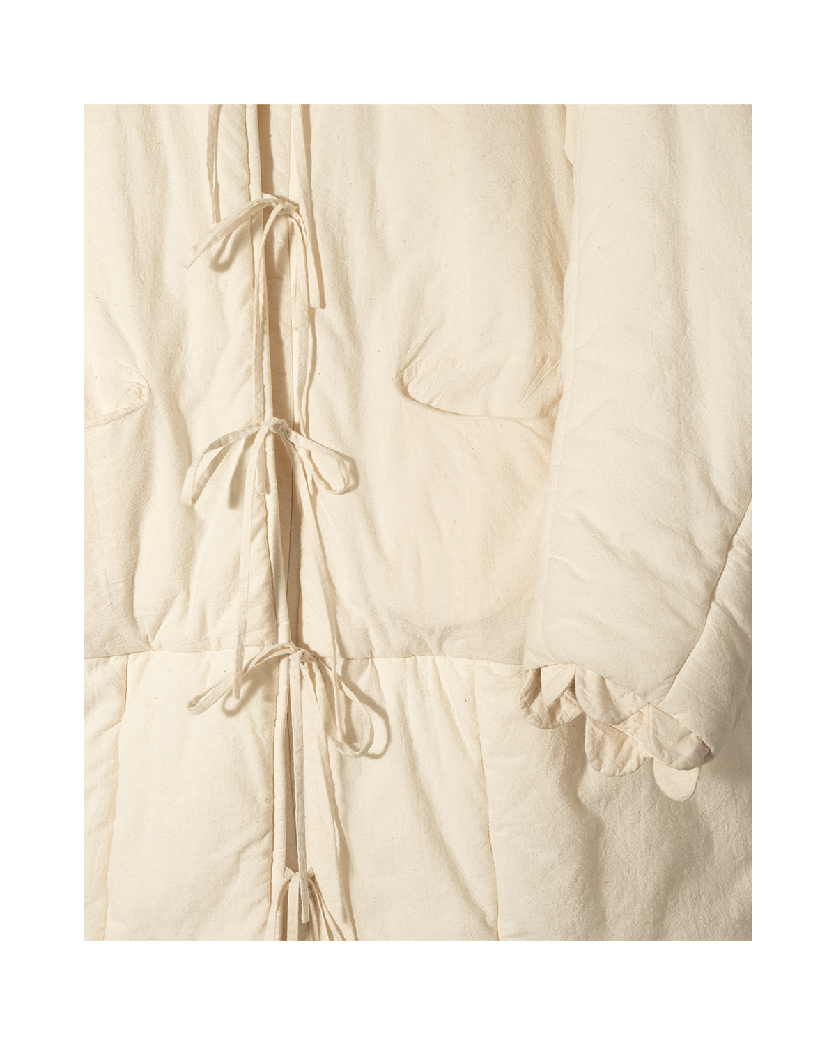 Abrigo de manta de rayas