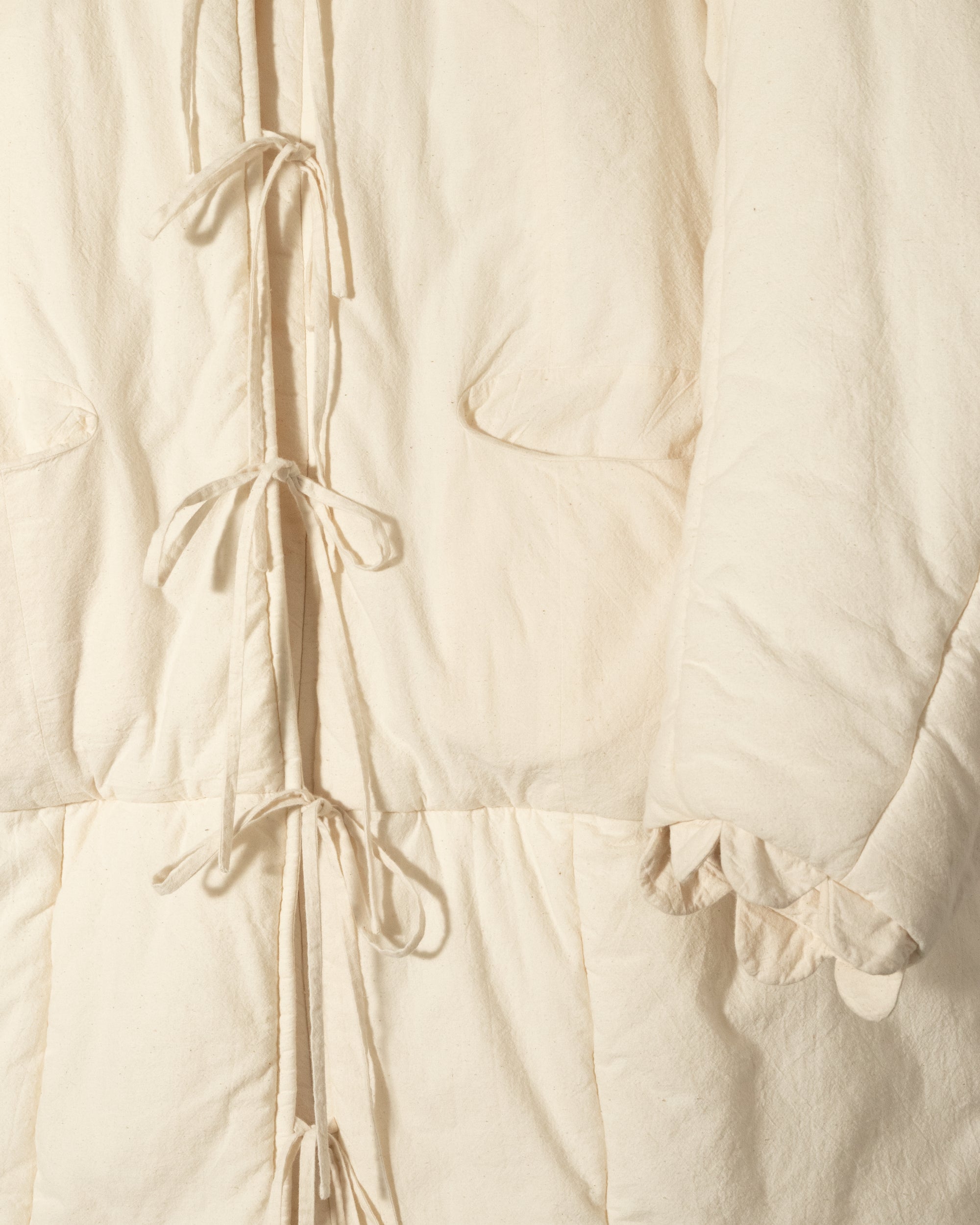 Abrigo de manta de rayas