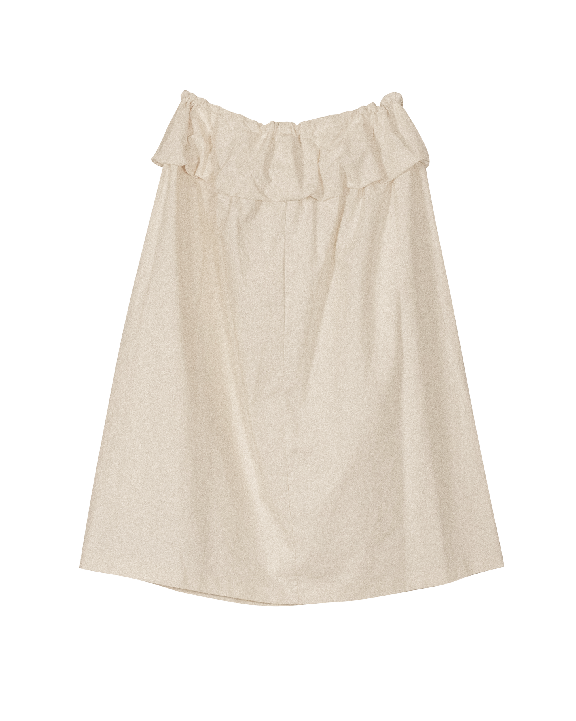 Falda midi con cintura holgada