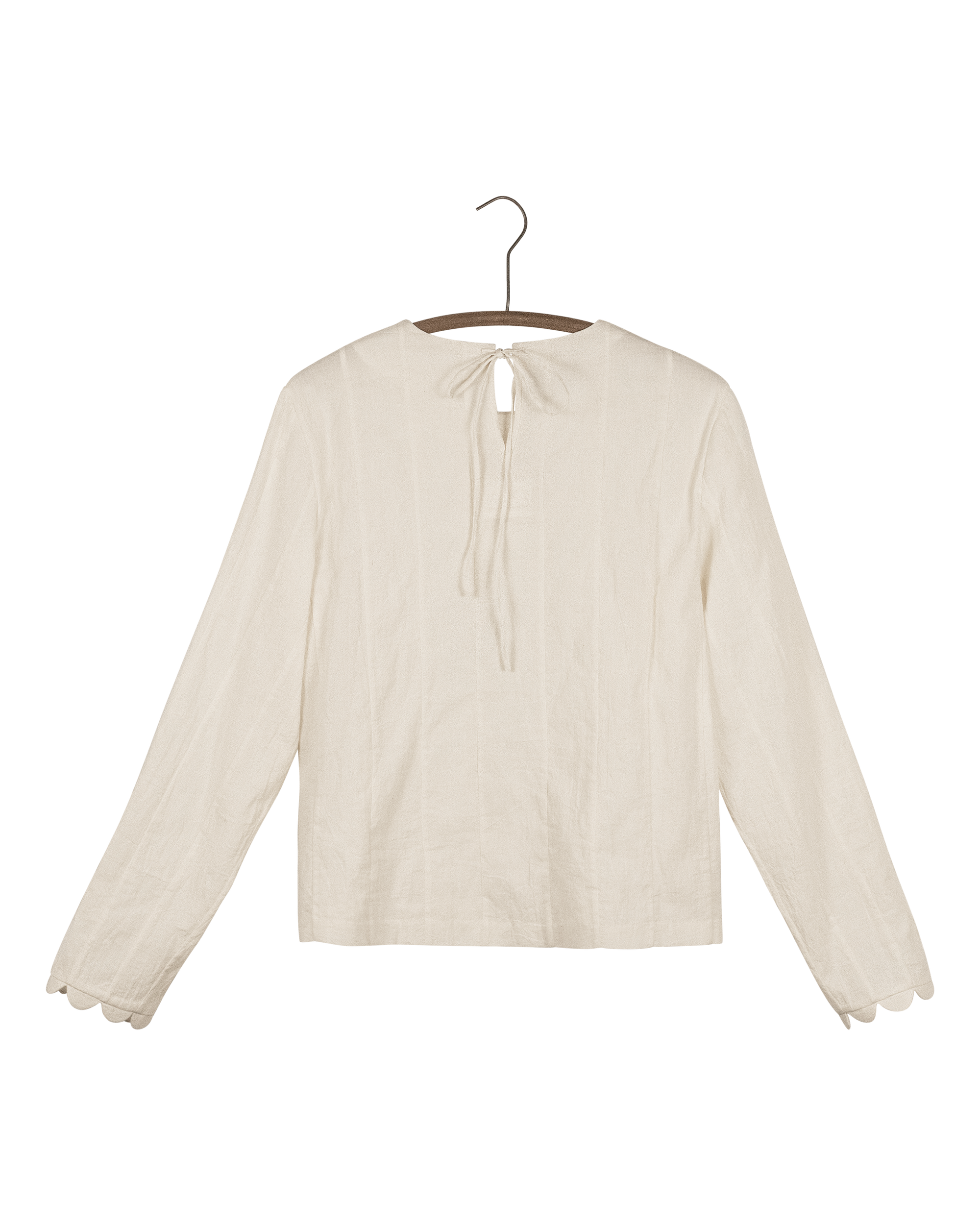 Camiseta de manga larga con tiras de algodón Hidden Fafa