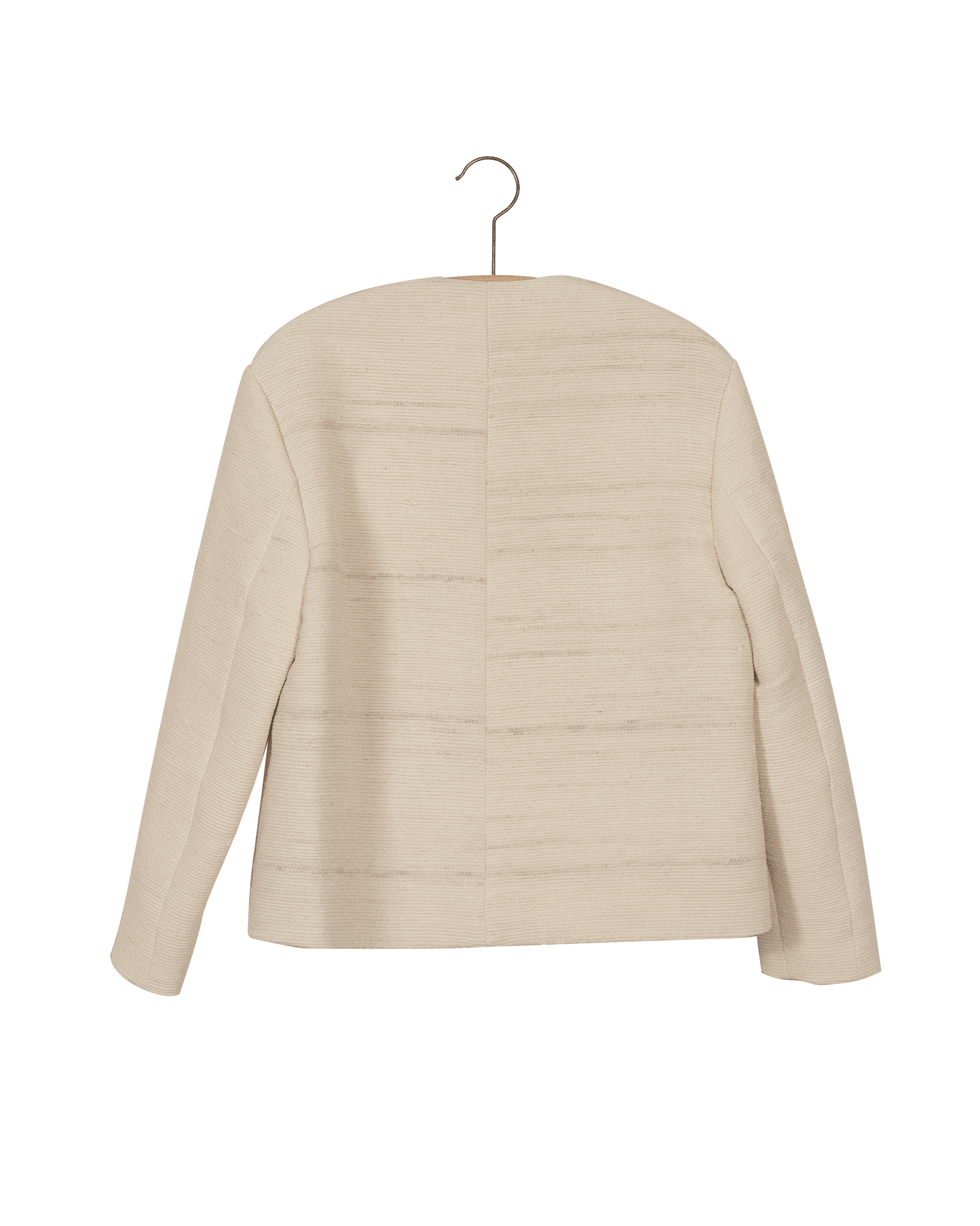 Chaqueta de armadura de algodón tejida a mano