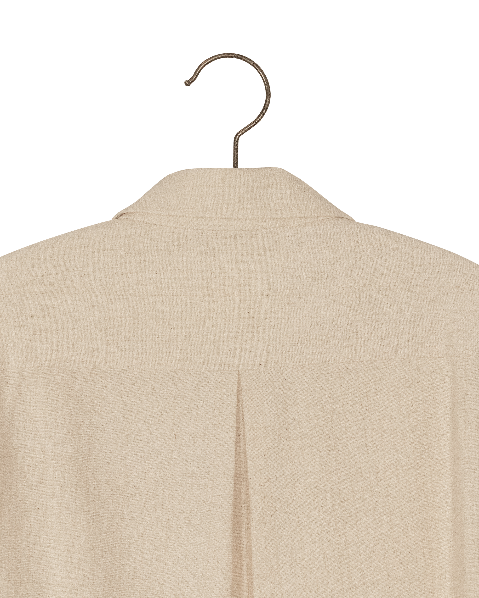 Camisa tipo chaqueta con bolsillos de estanque y puños con pétalos