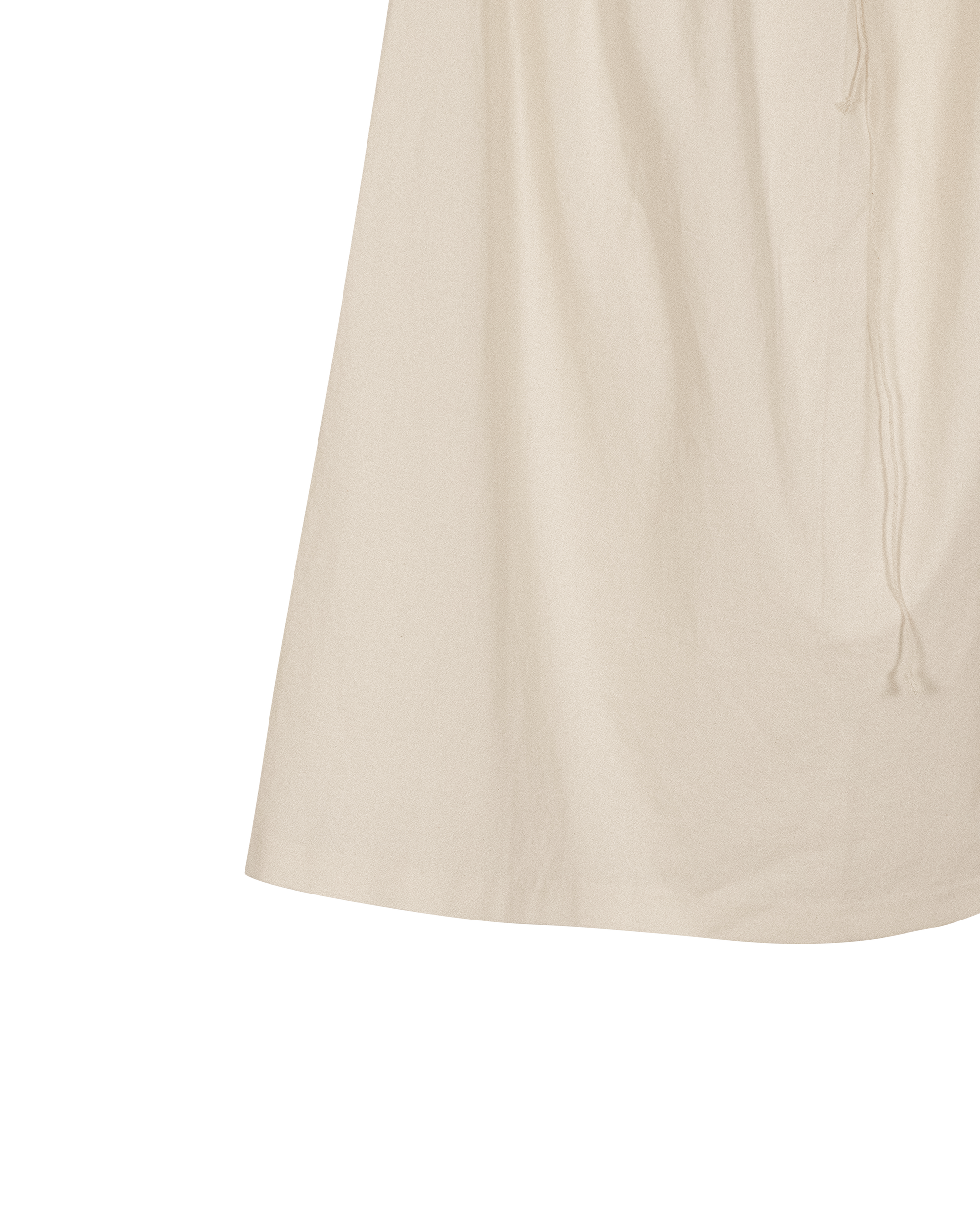 Falda midi con cintura holgada