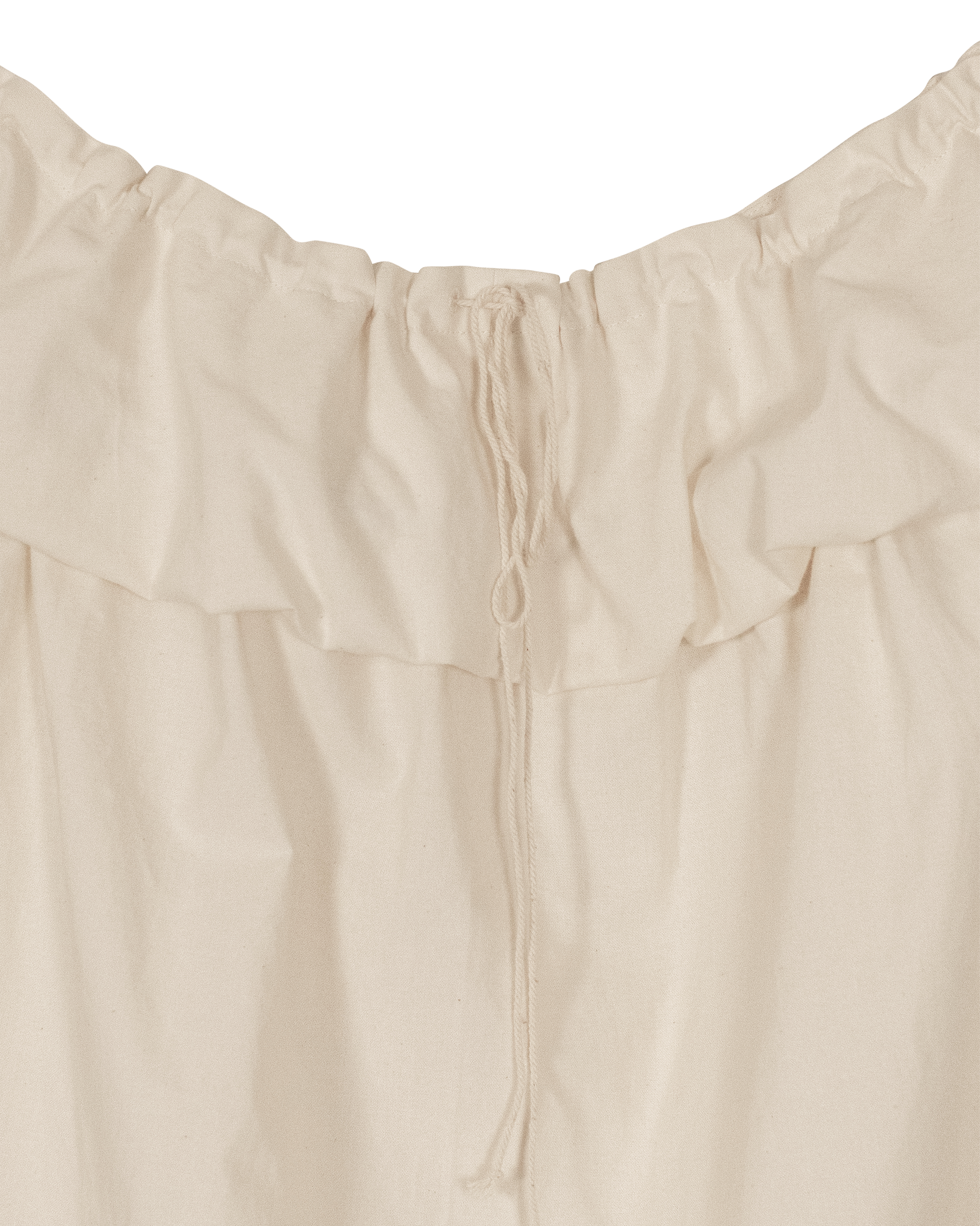 Falda midi con cintura holgada