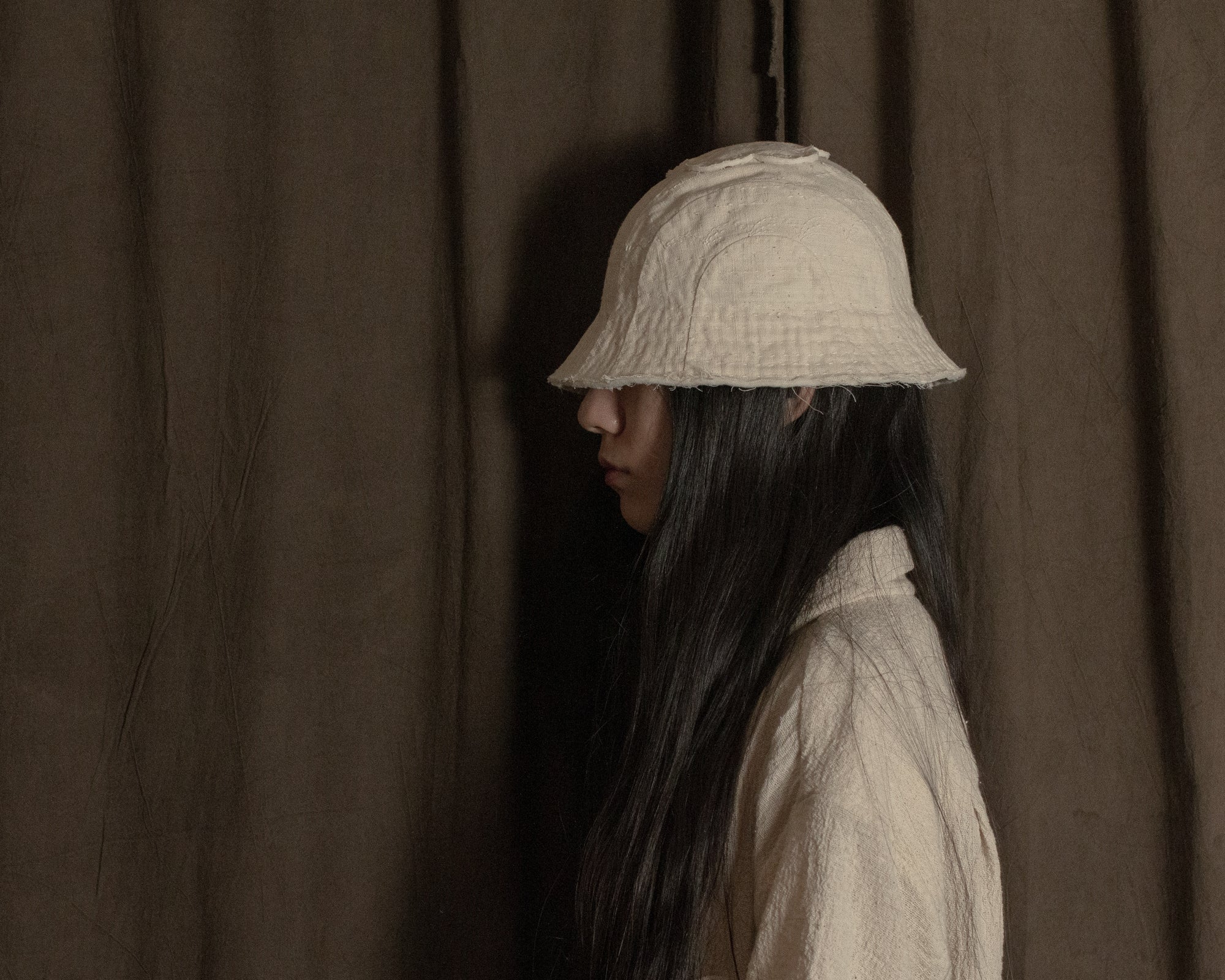 Sombrero Fafa Sashiko Waves