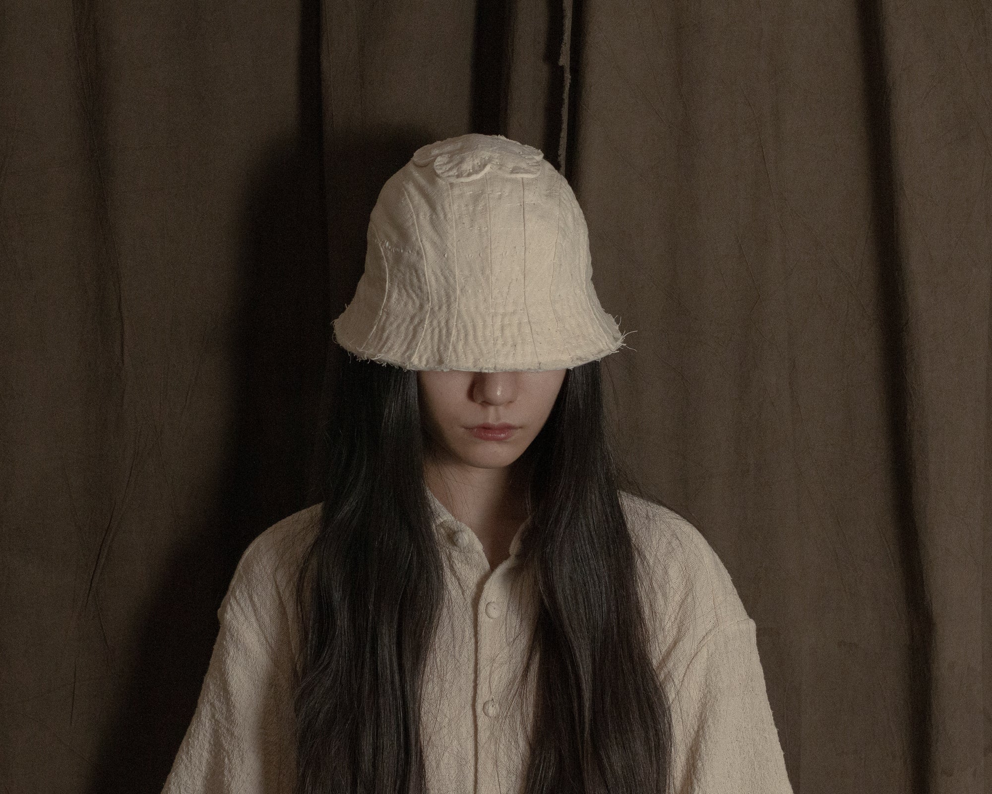 Sombrero Fafa Sashiko Waves