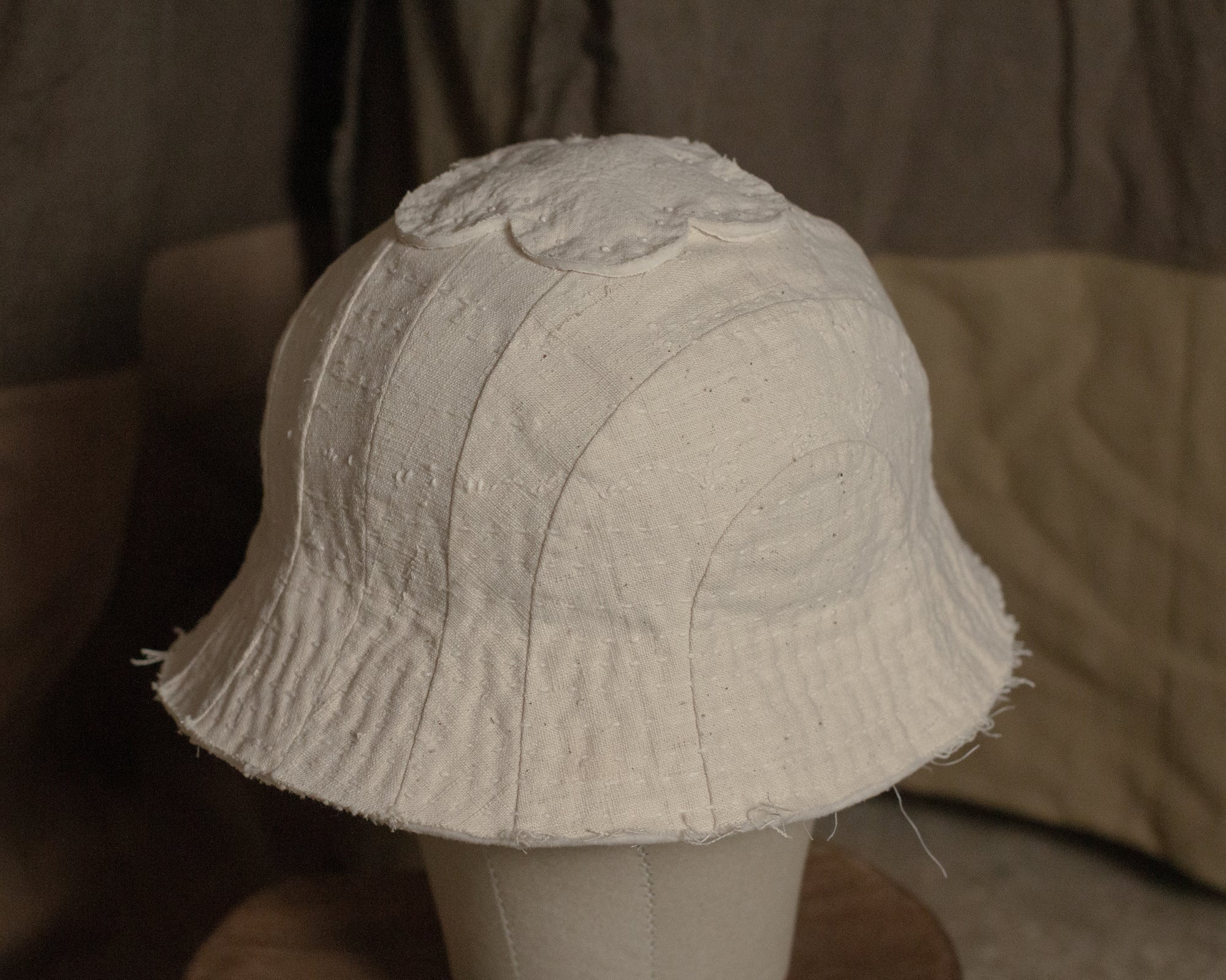 Sombrero Fafa Sashiko Waves