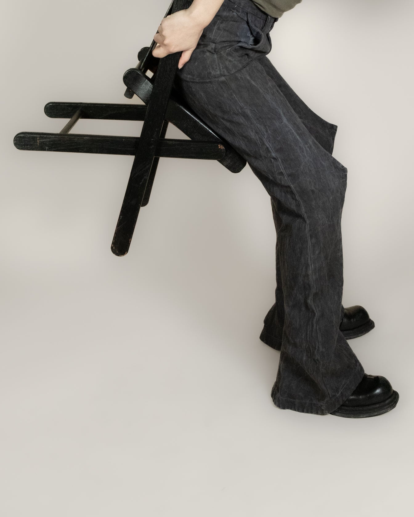 Sharkfin Boot-Cut Trousers AoS22