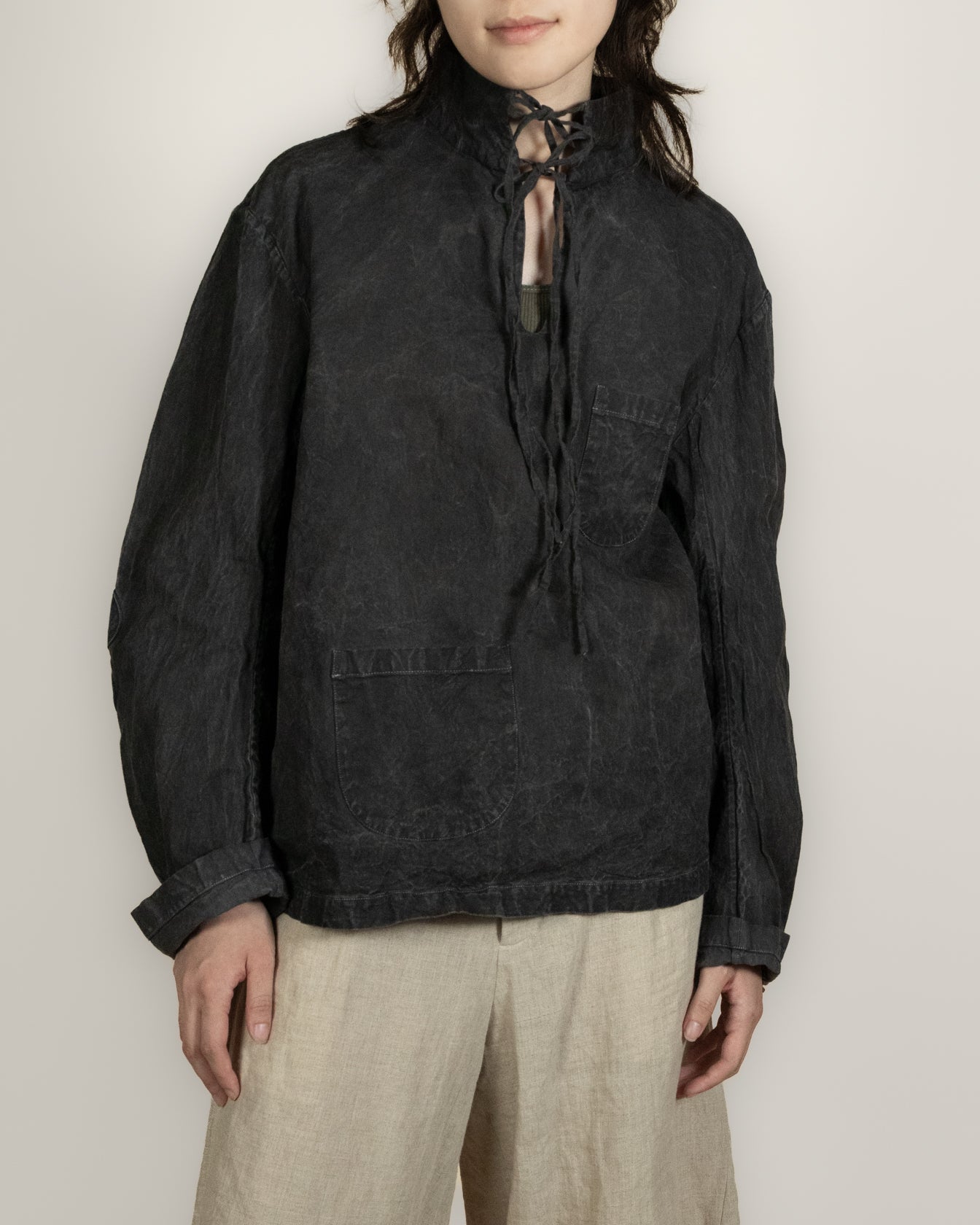 Plain Bent-Arm Pullover AoS27