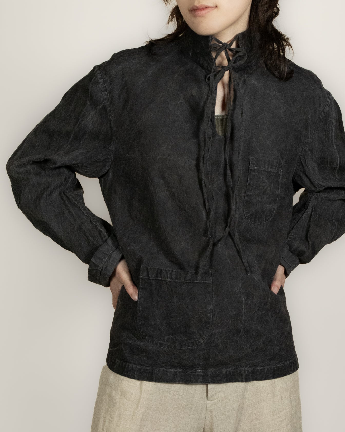 Plain Bent-Arm Pullover AoS27