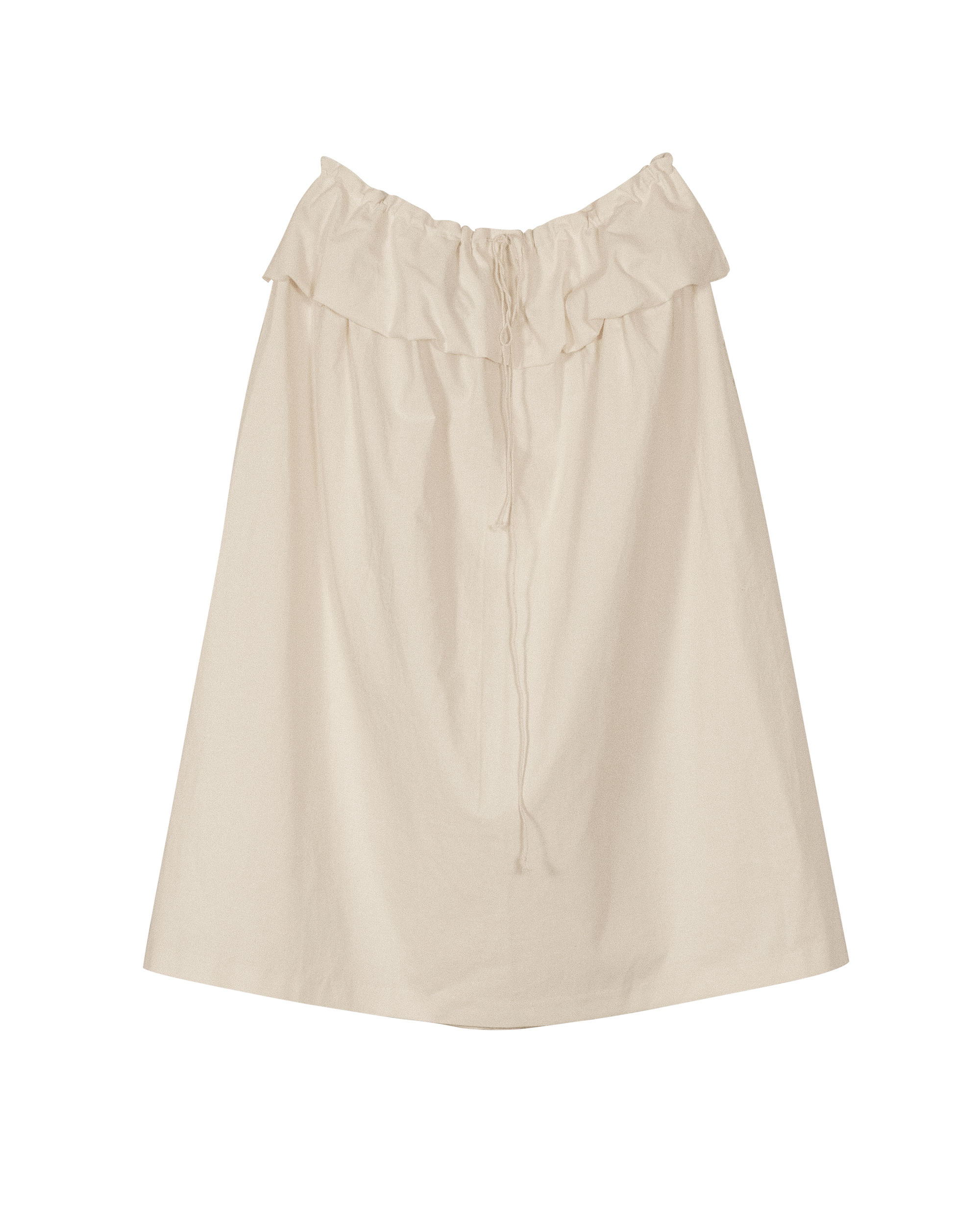 Baggy Waist Midi Skirt