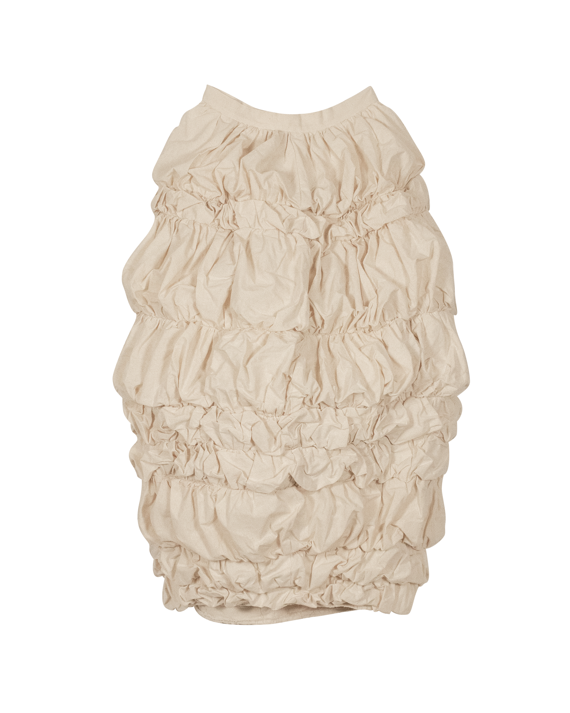 Ruffled Vase Midi Skirt