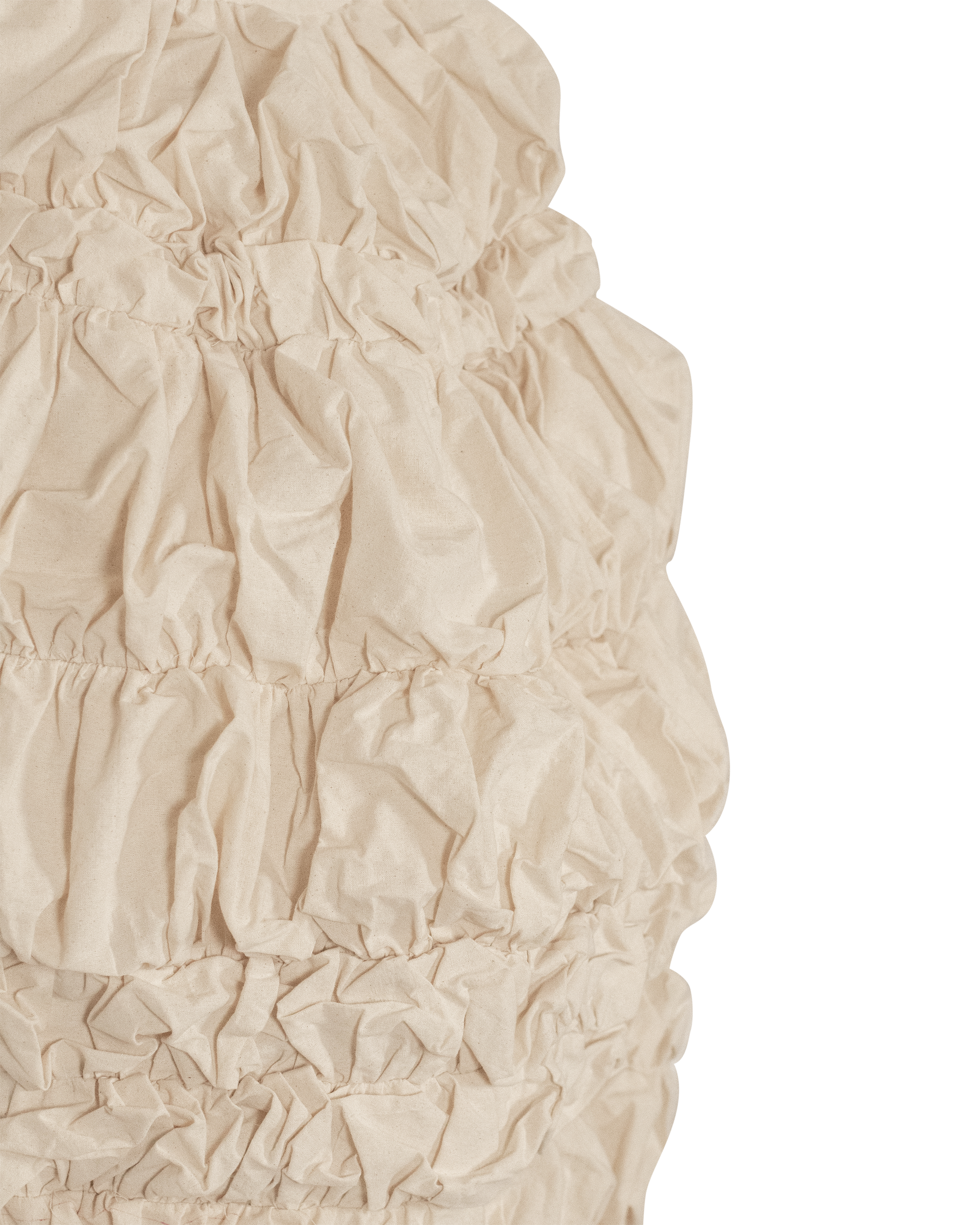 Ruffled Vase Midi Skirt