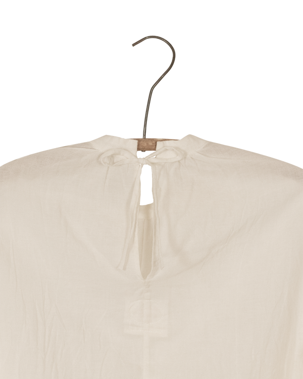 Woven Cotton Long Sleeve T