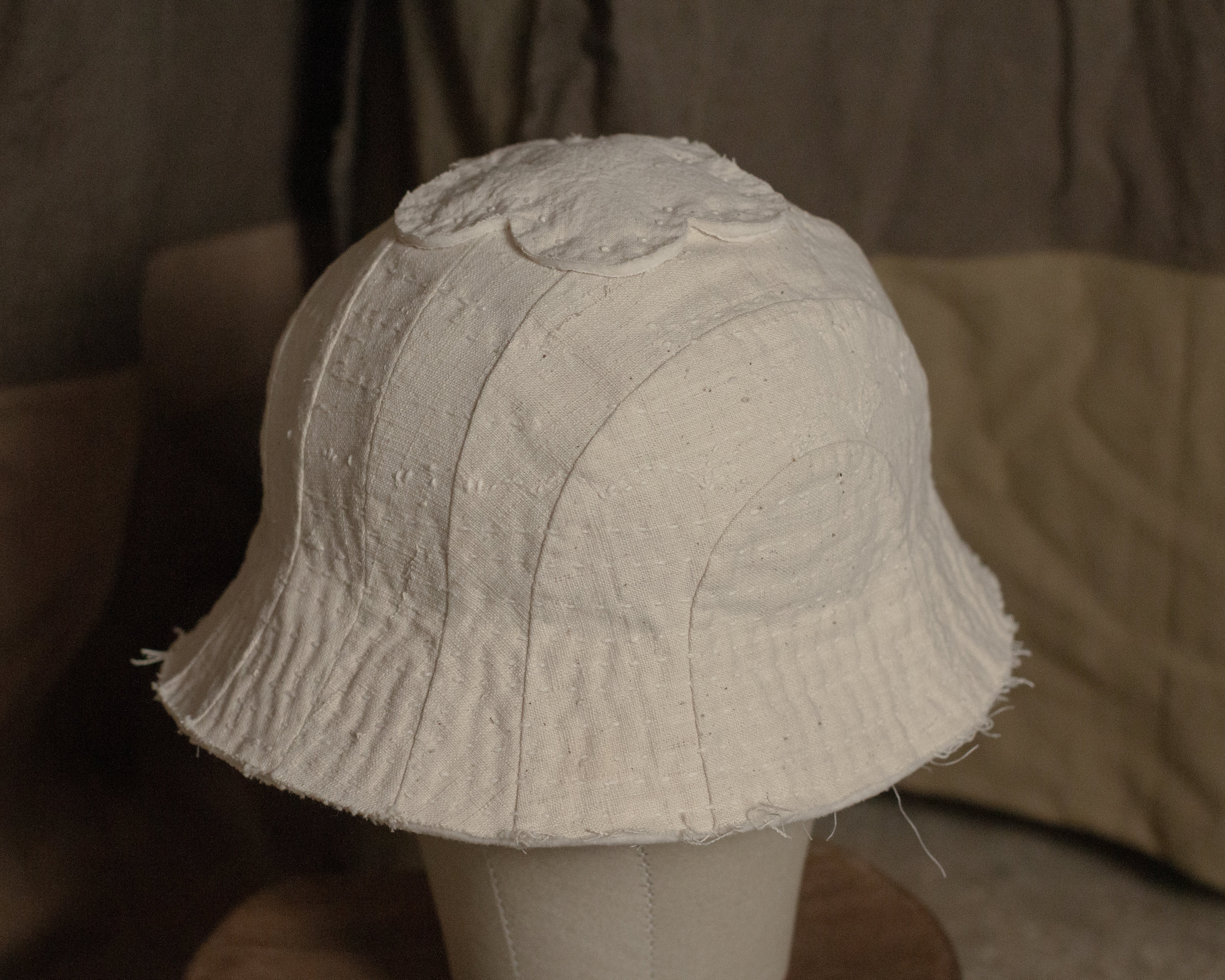 Fafa Sashiko Waves Hat