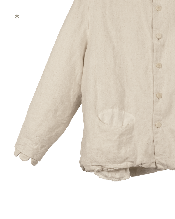 Pond Pockets and Petaled Cuffs Jacket Shirt